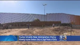 Trump Unveils New Immigration Police Restricting Entry For Asylum Seekers