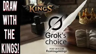 COMICSGATE KINGS!  Let's Draw...whatever GROK tells us to draw!
