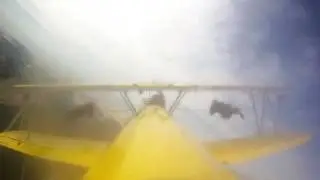 Wing Walking over the Central Coast - Split Clover Javalin