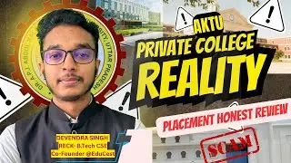 Reality of private college placement | AKTU Placement Honest Review | Placement  Scam | UPTAC
