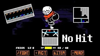【No Hit】Undertale Hard Mode: Tears in the rain Sans fight by BenLabno [Undertale FanGame]
