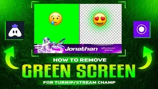 How to Remove Green Screen for Turnip & StreamChamp | How to Remove Gaming Overlay Green Screen