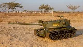 M103A2 US Marine Corps paper model