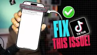 How to Fix Can't Change Username on TikTok Before 30 Days on iPhone | TikTok Username Issue Solution