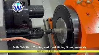 Special Central Spindle Double End Hard Turning Hard Milling Machine 中置主軸兩端同時硬車硬铣專用機 WT-740S