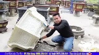 Đúc mẫu chậu bát giác 1 mét khuôn Việt Nam sản xuất