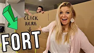 Box Fort Mansion In Our Own Home |  How To Create Your Own Box Fort Mansion