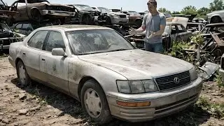 ASMR Car Restoration Full Rebuild of Lexus LS400 1994 from Abandoned Condition to Factory New