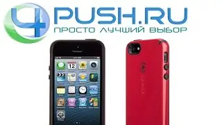 Кейс Speck CandyShell для iPhone 5 и 5s чёрно-красный
