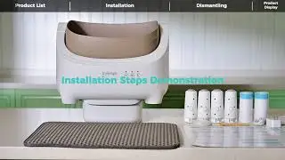 Tutorial: Get Started with Meowluloo Automatic Self-Cleaning Cat Litter Box