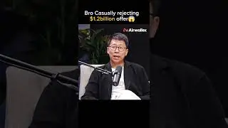 Jack Zhang casually rejected the 1.2billion dollar offer from stripe @airwallex