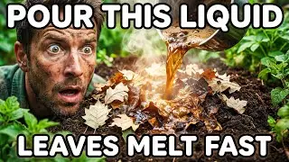 Dry Leaves Taking Forever to Compost? Pour This Liquid & Watch Them Break Down FAST