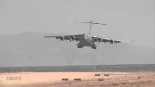 C-17 Landing Nevada Test and Training Range (2012)