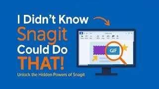 Я не знал, что Snagit на это способен.