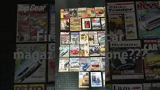 My collection of first edition car magazines (and one motorbike!)