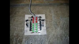 Bargraphe &agrave; LED, table de mixage Ibiza DJM100USB