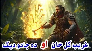 Pashto Educational Story | غریب گل خان او دہ جادو دیگ | Pashto Cartoon