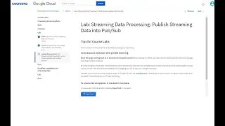 Lab: Streaming Data Processing: Publish Streaming Data into Pub/Sub