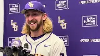 LSU Paxton Kling WIN over Northern Illinois postgame