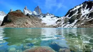 Tranquil Lake & Snow-Capped Mountains &ndash; Ambient Nature Scene for Relaxation & Reconnection
