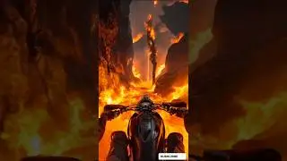 MOTOR GEORGE RIDE IN THE LAVA VOLCANO#motorbike #adventure