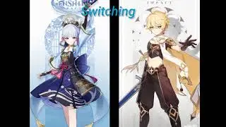 Ayaka X Aether 💗Sing Humming  Song Sing Together