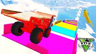 GTA V Online: VAI E VOLTA na MEGA RAMPA CORTADA!!! (TIVE MUITO AZAR)