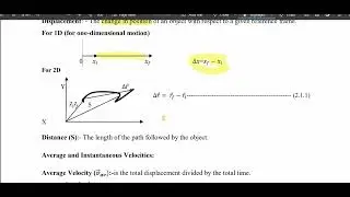General Physics Freshman Course chapter 2 | Kinematics and Dynamics  |Afaan Oromoon Kan ibsame
