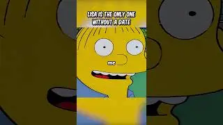 Lisa is the only one without a date!  #foryou #simpsons #thesimpsons #viral #cartoon #usa #funny