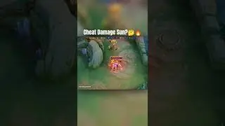 Sun 1 HIT damage😱 #mobilelegends #mlbb #shorts