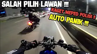 SETTINGAN RX KING CIMEY LAGI ENAK JADI LUPA REM‼️ APESS MALAH MASUK BARISAN POLISI 🤣