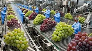 How Raisins Are Made: Complete Modern Factory Process from Grapes to Drying