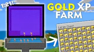 Best Gold & XP Farm Tutorial For Minecraft 1.21 Bedrock &ndash; 700+ Gold/H!