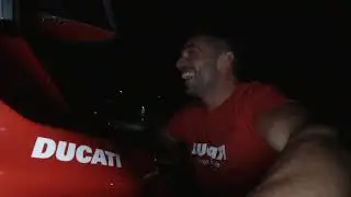 Michele Pirro's first ride on Desmo Race in Ducati World at Mirabilandia