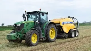 [RARE] Nouvelle presse enrubanneuse New Holland Roll baler 135 | ETA L'hostis | Enrubannage 2017