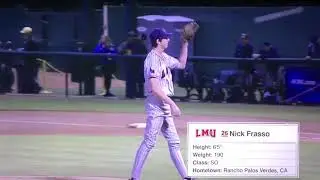 NICK FRASSO LOYOLA MARYMOUNT UNIVERSITY 2019 HIGHLIGHTS