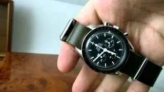 TIME-WARP TO 1979 - Omega Speedmaster Professional with Leather NATO Strap