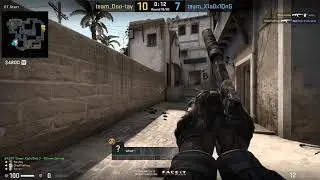 CS:GO - Holy dogshit bro, f8cking bots... v4 ninja defuse...