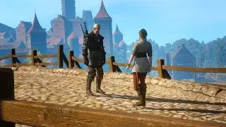 Fencing Lessons with Rosa var Attre: Win and Lose Options (Witcher 3 | Geralt)