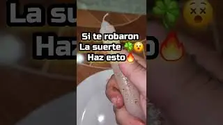 Te robaron la suerte? Haz esto!!! #shorts #ritual #suerte #hechizos #energ&iacute;as #magia