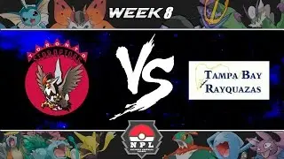 NPL Week 8 Pokemon Battle: Toronto Staraptors (5-2) vs. Tampa Bay Rayquazas (4-3) (Emblem Zero)