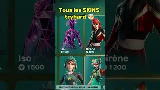 Tous les SKINS tryhard 🤯(merci Fortnite) #fortnite #gaming #kakiblue #fortnite