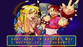 Marvel VS Capcom 1 - Chun-Li/Morrigan - Expert Difficulty Playthrough