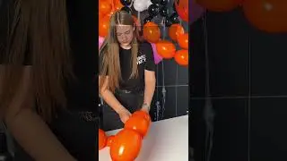 Урок по созданию танцующих тыквенных шаров 🎈 | Забавная фигурка из воздушных шаров на Хэллоуин