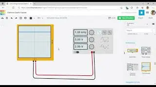 การใช้งาน Oscilloscope ใน tinkercad
