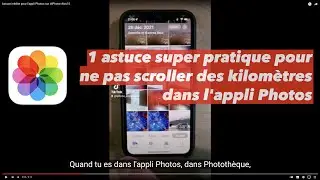 Astuce in&eacute;dite pour l'appli Photos sur #iPhone #ios15