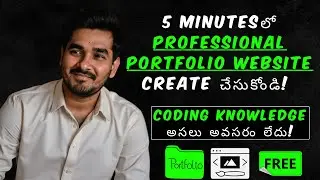 Create a Professional Portfolio Website For Free In 5 Minutes | Replit AI Website Builder Tutorial 🔥