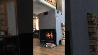Работа камина JOTUL I 18