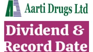 Dividend of Aarti Drugs Ltd January 2024 #dividend #stockmarketindia