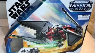 Star Wars Mission Fleet Tie Whisper comparison and review